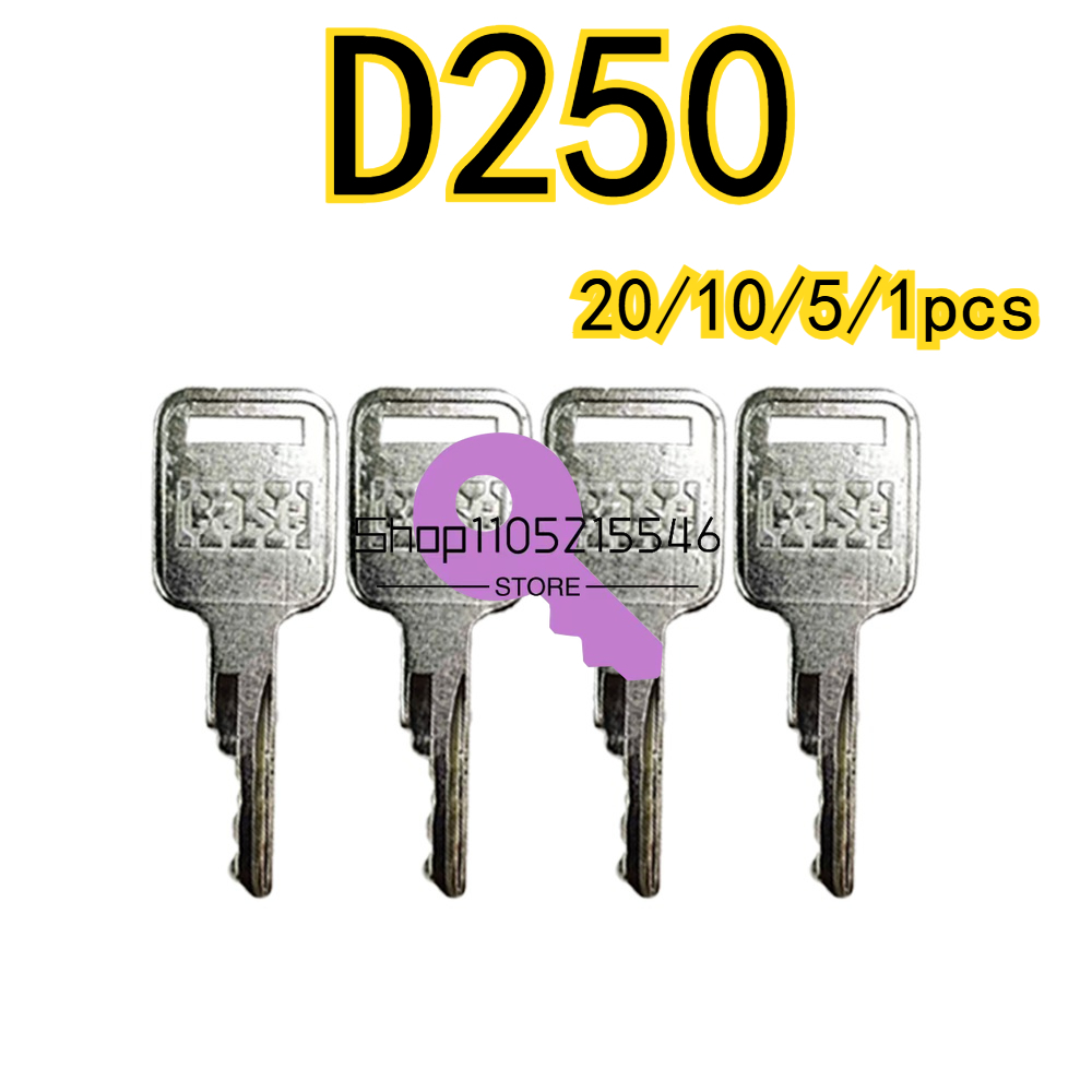 Brand Heavy Equipment - 20/10/5/1 個の新品 D250 キーはボブキャット ブロース ディッチウィッチ
