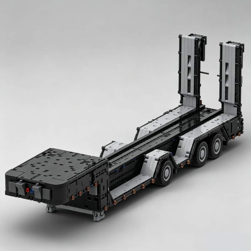 Heavy Equipment Certification - 3931パーツ ローボーイ トレーラー 重機輸送モデル MOC カスタム