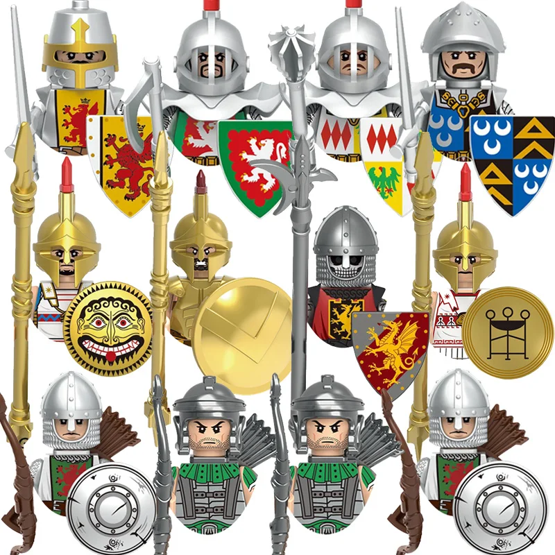 Heavy Equipment Certification - 子供のおもちゃ中世古代ギリシャ重歩兵装甲騎士アーチャー軍事フィギュア戦闘機器モデル男の子のギフト