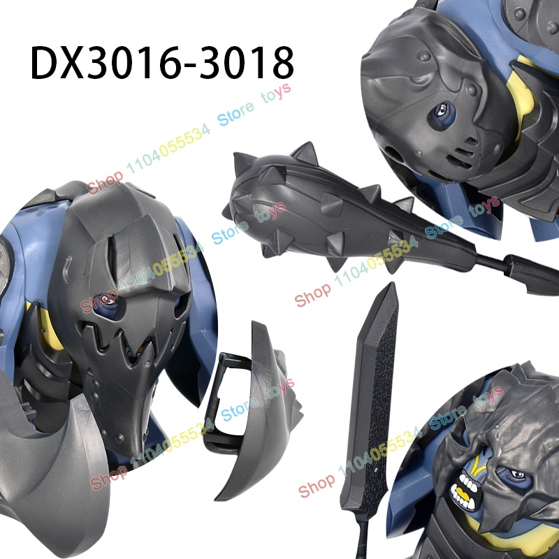 Heavy Equipment Certification - 中年重装甲装備アクションフィギュア楽しいギフトメイス組み立てビルディングブロックレンガ子供のおもちゃ DX3016-3018