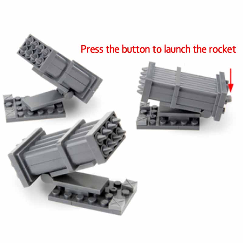 組み立てブロック MOC ガトリン砲 ロケットシューター装備 - Heavy Equipment Certification のレビューと価格