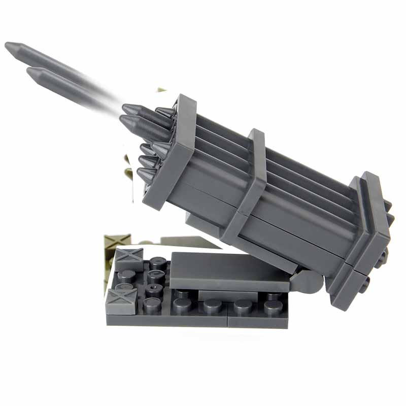 組み立てブロック MOC ガトリン砲 ロケットシューター装備 - Heavy Equipment Certification のレビューと価格