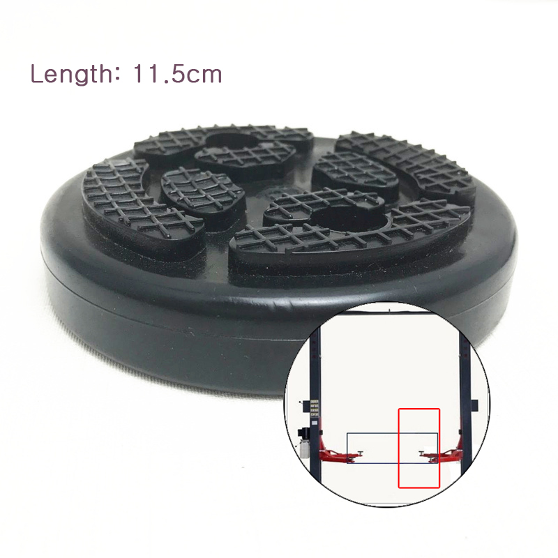 4 ピース/ロットbalck色リフトパッドラウンドヘビーゴム - Heavy Equipment Spare Parts のレビューと価格