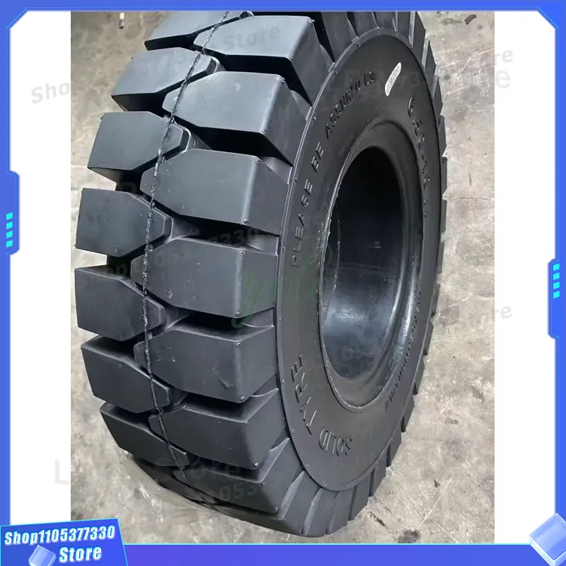 ソリッドフォークリフトタイヤ 6.50-10 7.00-12 - Heavy Equipment Spare Parts のレビューと価格
