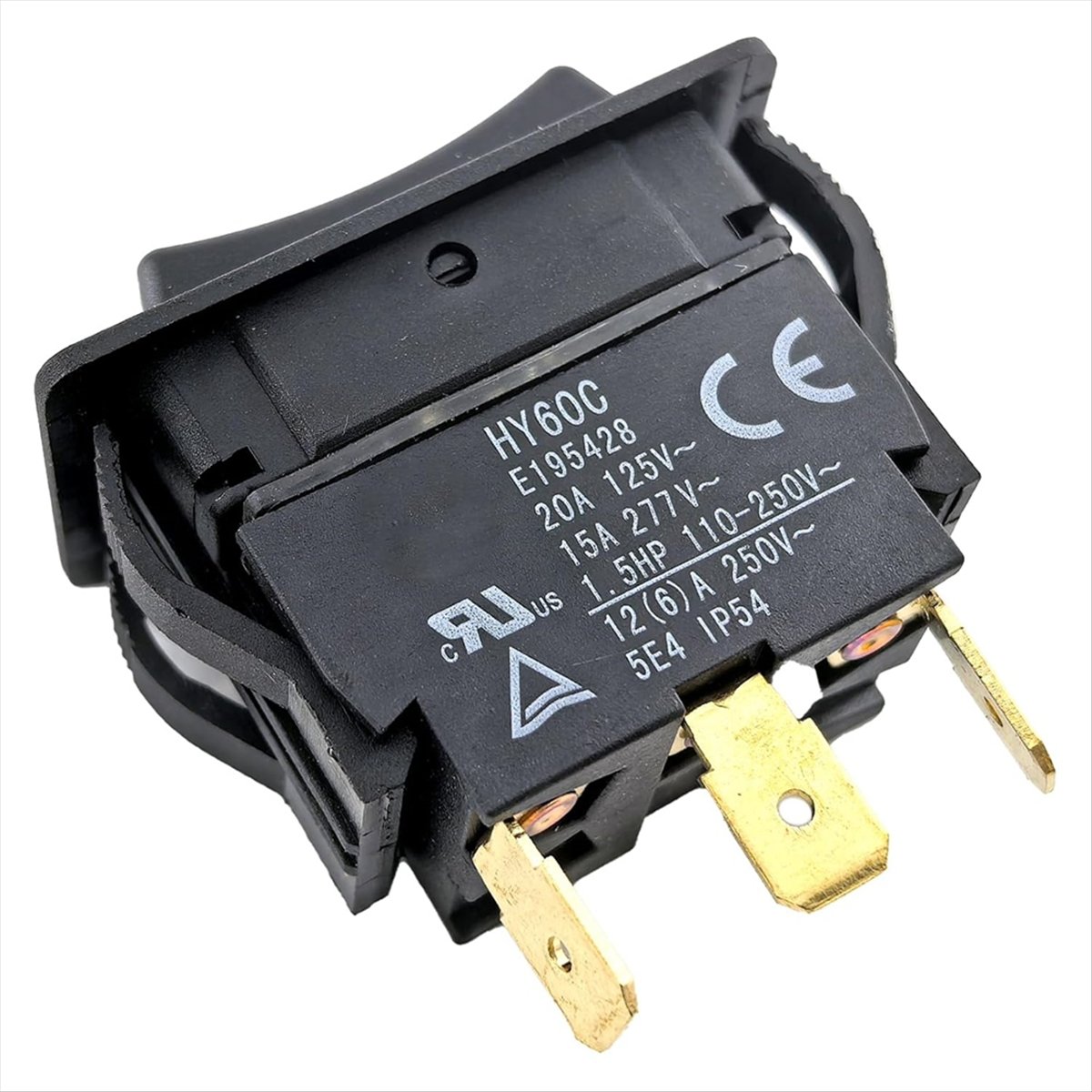 2 パック HY60C 3 ピンロッカースイッチモーター用ヘ - Heavy Equipment Mechanic のレビューと価格